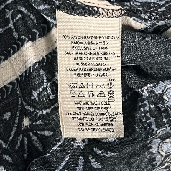 Free People | Down By The Bay Dress in Black Print - Picture 7 of 9